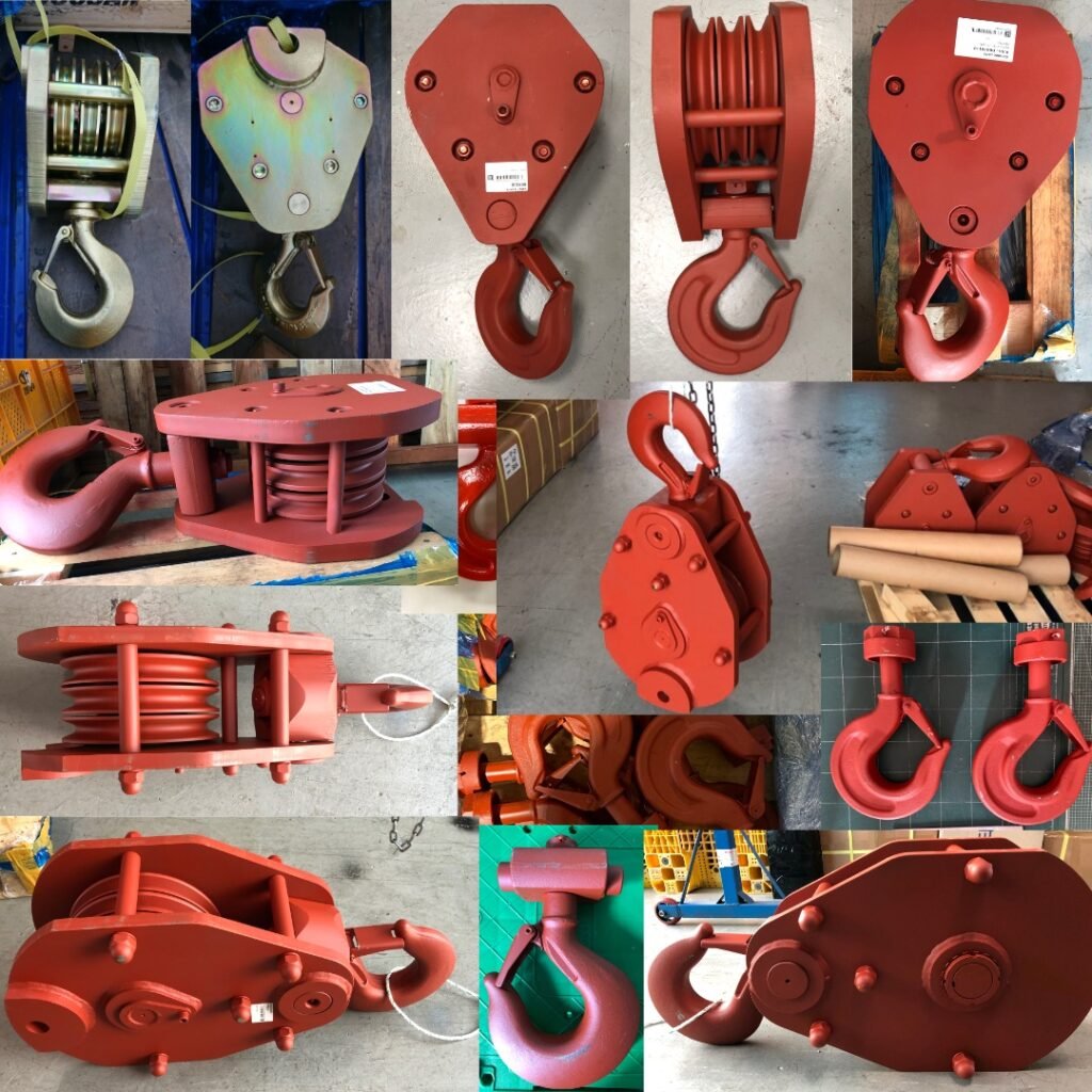 Hiab CRANE BLOCK SHEAVE ASSY (HOOK ASSY) A02-2565 for H190 — Made in Korea